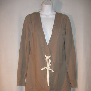 Anthro Sunday Saturday Long Cardigan Sweatshirt M